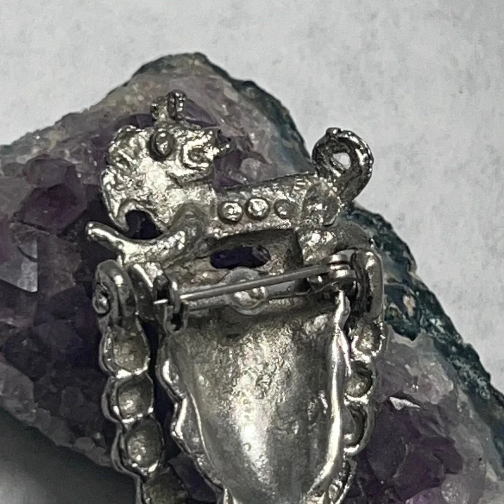 Vintage‎ Dragon Pin Brooch Medieval Fantasy Mythical Creature Jewelry